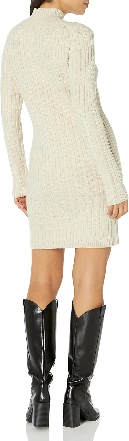 French Connection Women's Katrin Cable Long Sleeve Dress