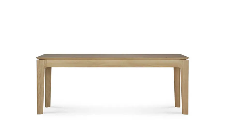 French oak bench seat natural