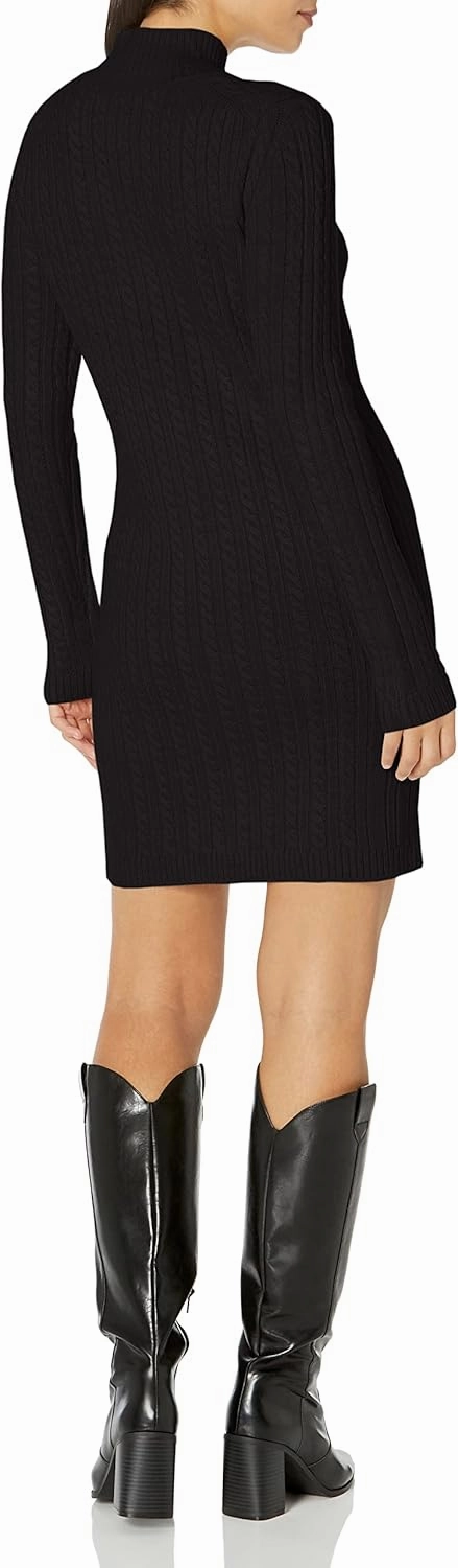 French Connection Women's Katrin Cable Long Sleeve Dress