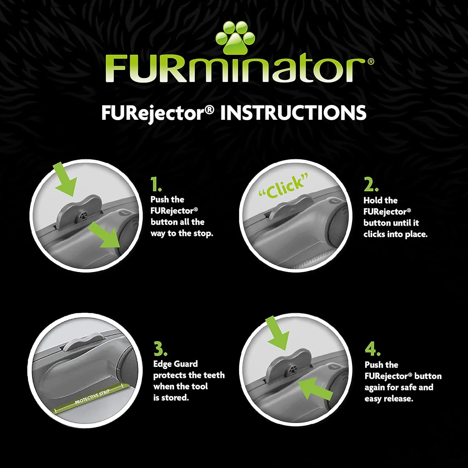 FURminator Undercoat deShedding Tool for Small Long Hair Dogs 4.5-9 kg