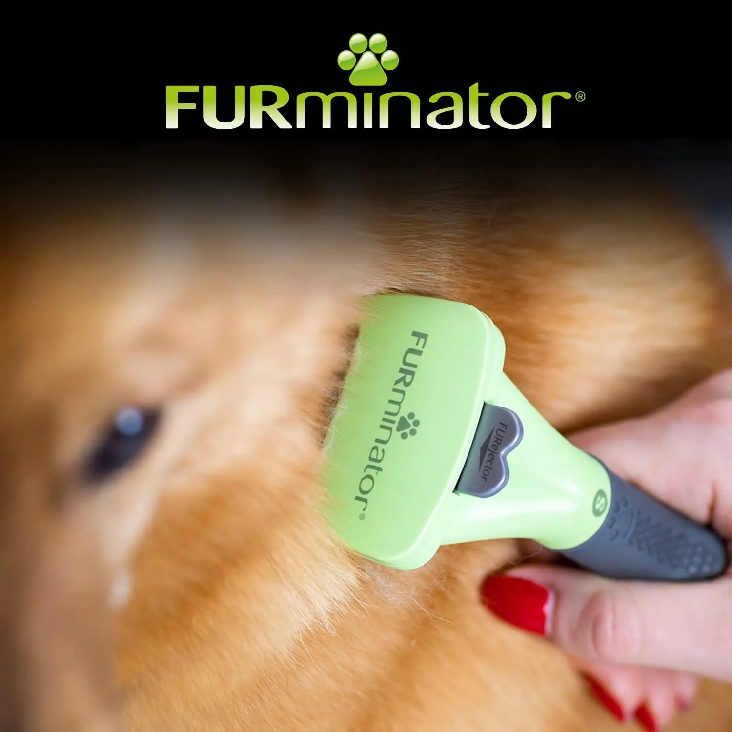 FURminator Undercoat deShedding Tool for Small Long Hair Dogs 4.5-9 kg
