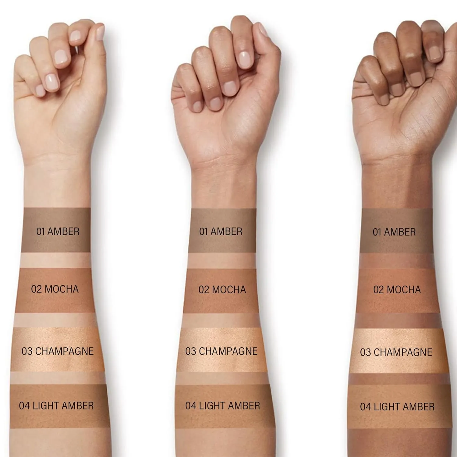 FV 2PCS Contour Stick, Highly Pigmented & Blendable Contour and Highlighter Stick, Long Lasting & Creamy Texture, Waterproof Contour Set for Face Shaping Makeup (02 Mocha & 03 Champagne)
