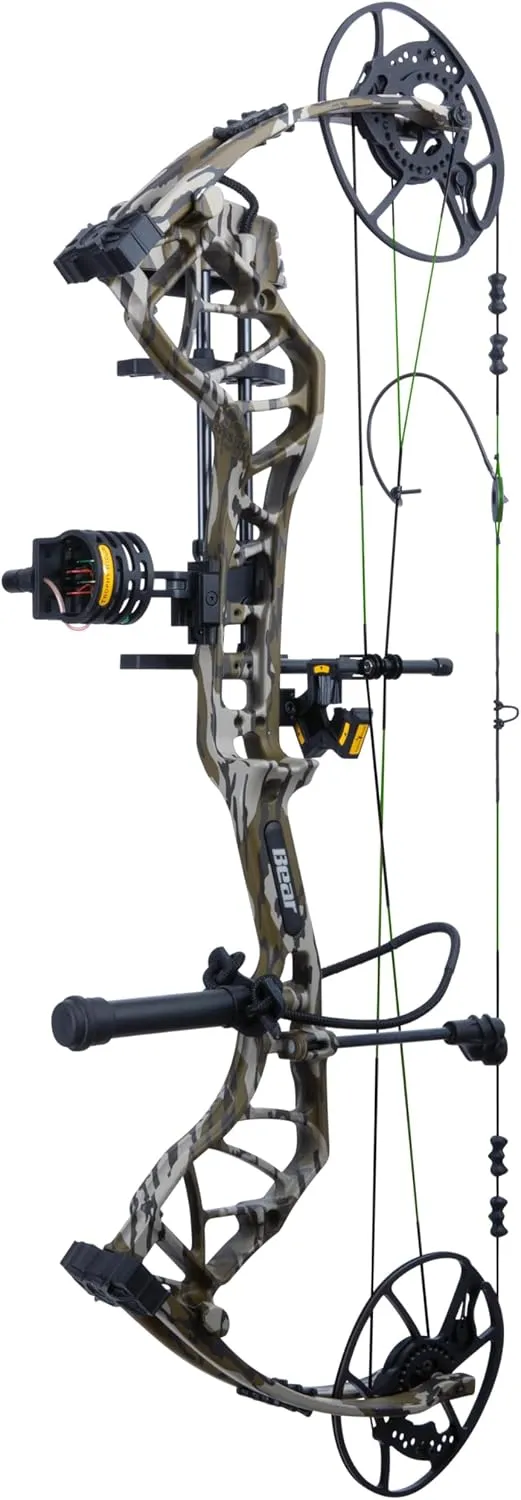 Gamekeeper Ready to Hunt Compound Bow Package with up to 70 lb. Draw Weight, Right Hand, Mossy Oak Bottomland