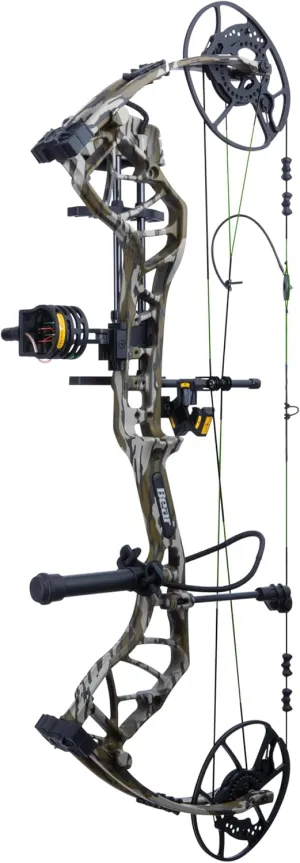 Gamekeeper Ready to Hunt Compound Bow Package with up to 70 lb. Draw Weight, Right Hand, Mossy Oak Bottomland