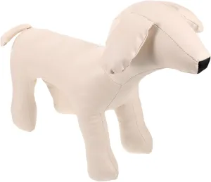 GANAZONO Delicate Leather Dog Mannequin Standing Flexible Stretch Model for Displaying Pet Apparel Dress Form for Dog Costumes and Accessories