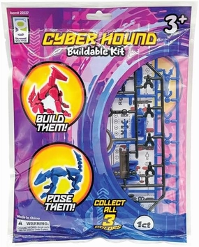 Geddes Cyber Hound Buildable Kits - Pack of 12 - Movable 3D Robot Dog Toys for Kids and Classrooms