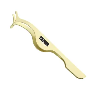 Gerard Cosmetics Lash Applicator Tool, Easy False Eyelash Application, Curved Clamp Lash Tweezers (1 pc)