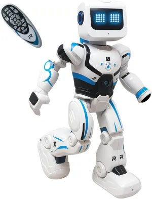 GERARDO'S Talking Kids Robot | Talking, Dancing, Remote Control Robot Toy for Kids | Includes Light Up Eyes & Backpack | STEM Toys for Boys & Girls Age 8-12