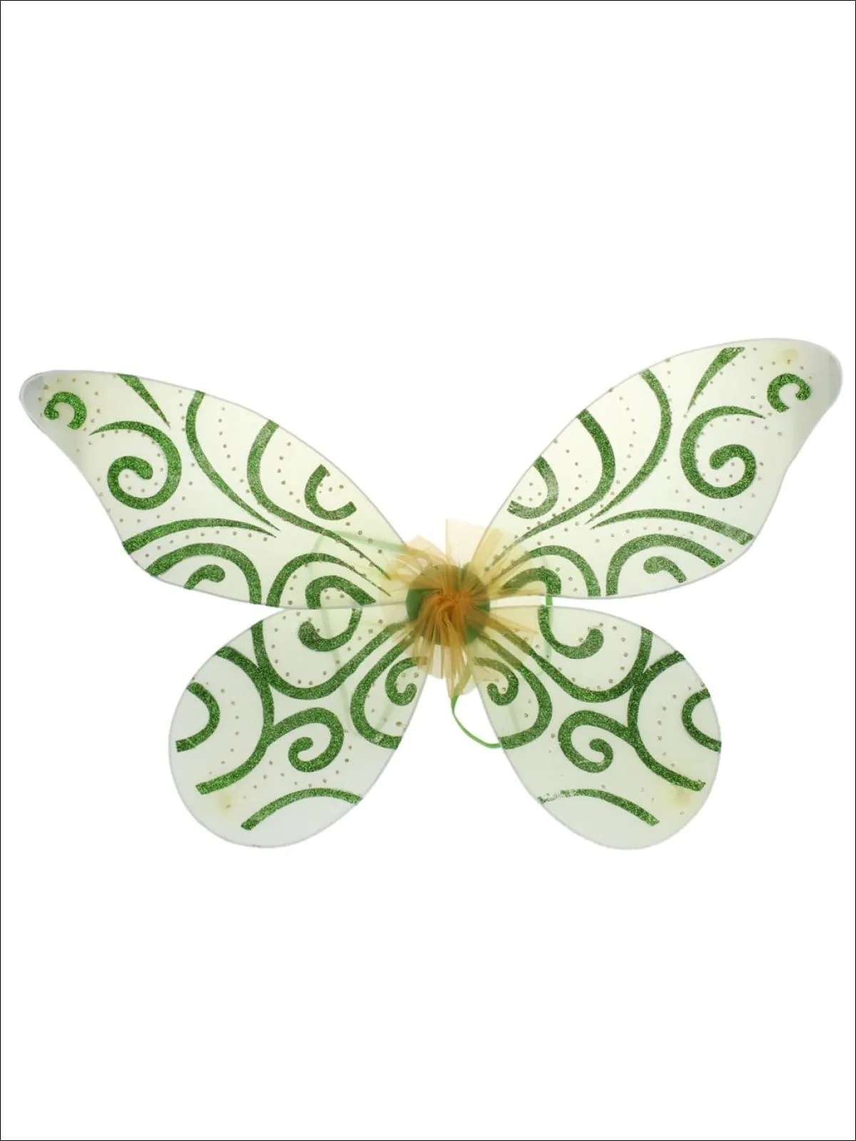 Girls Colorful Glitter Fairy Wings