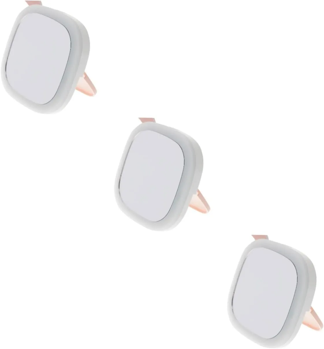 GLEAVI 3pcs Led Compact Makeup Mirror Portable Beauty Tool Night Light for Women's Cosmetics