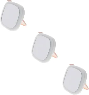 GLEAVI 3pcs Led Compact Makeup Mirror Portable Beauty Tool Night Light for Women's Cosmetics