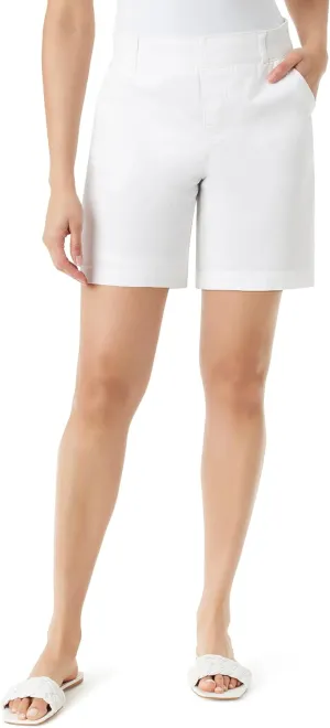 Gloria Vanderbilt Women's Shape Effect Comfort Waist Pull on Short Standard