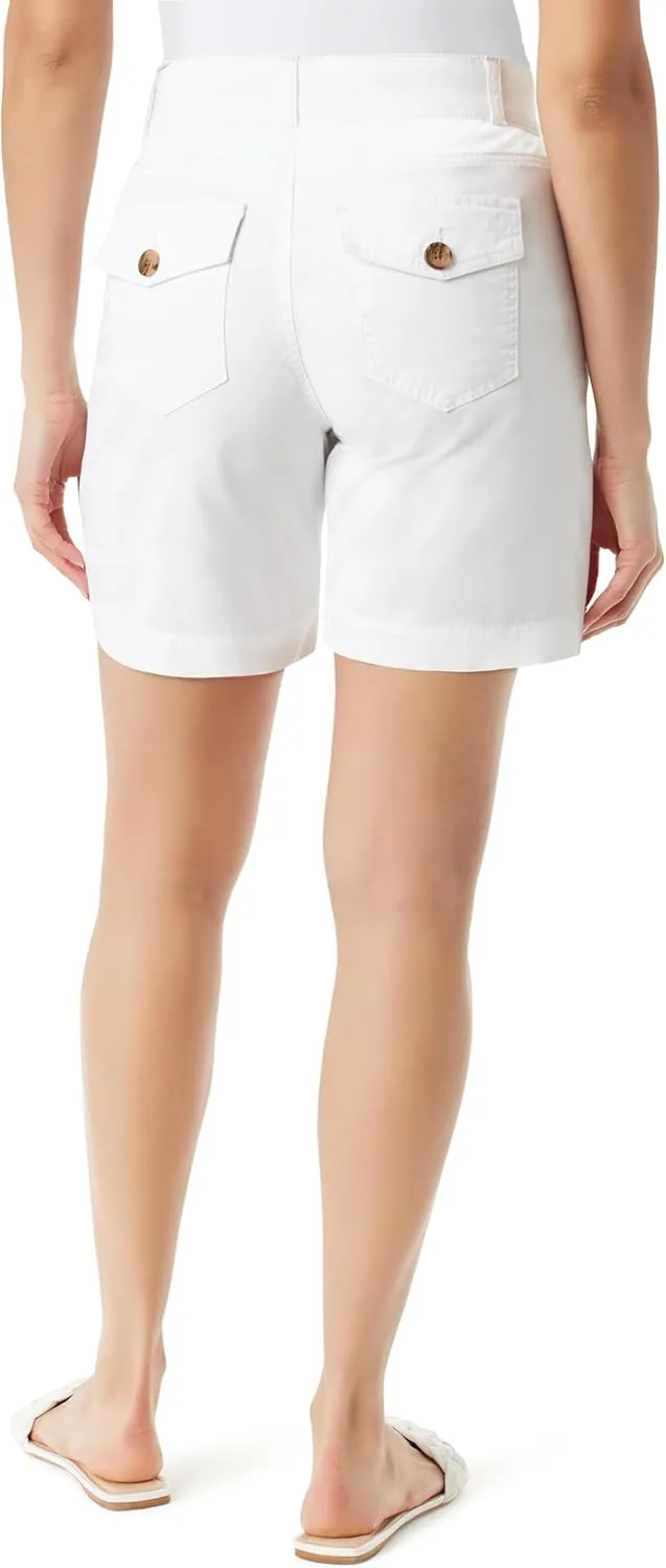 Gloria Vanderbilt Women's Shape Effect Comfort Waist Pull on Short Standard