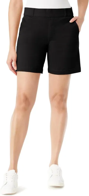 Gloria Vanderbilt Women's Shape Effect Comfort Waist Pull on Short Standard