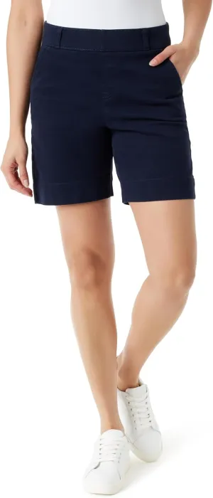 Gloria Vanderbilt Women's Shape Effect Comfort Waist Pull on Short Standard