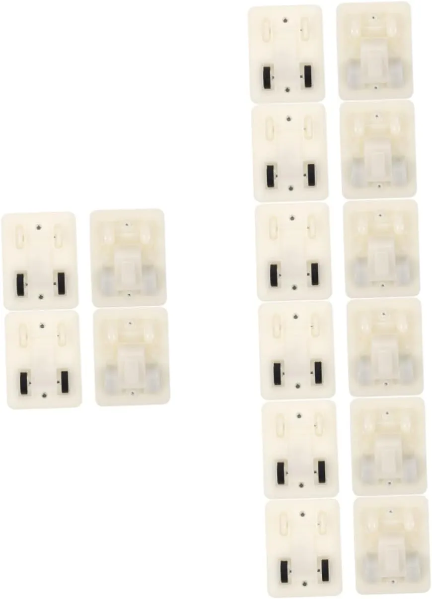 GLSTOY 16pcs Pull Back Tray for Boy Girl Supplies for Car Toy Parts Pottery Clay Vehicle Base Intelligent Toys Accessories for Display and Organization