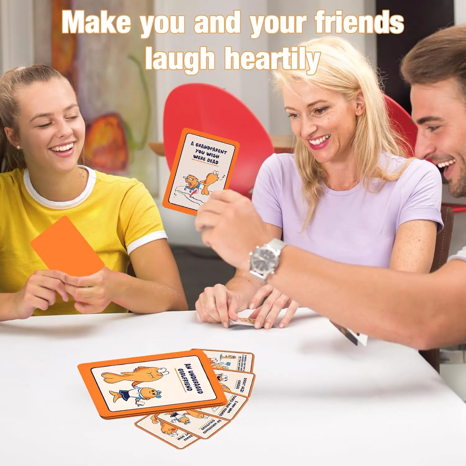 Go Fish Card Game Yourself for Adult, 2025 New Night Party Game F K F*ck Fuck Deck for 2  Players, Family Classic Interactive Fun for Adults, Gag Gift for Friends, Couples & Coworkers (5)