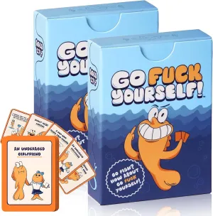 Go Fish Card Game Yourself for Adult, 2025 New Night Party Game F K F*ck Fuck Deck for 2  Players, Family Classic Interactive Fun for Adults, Gag Gift for Friends, Couples & Coworkers (5)