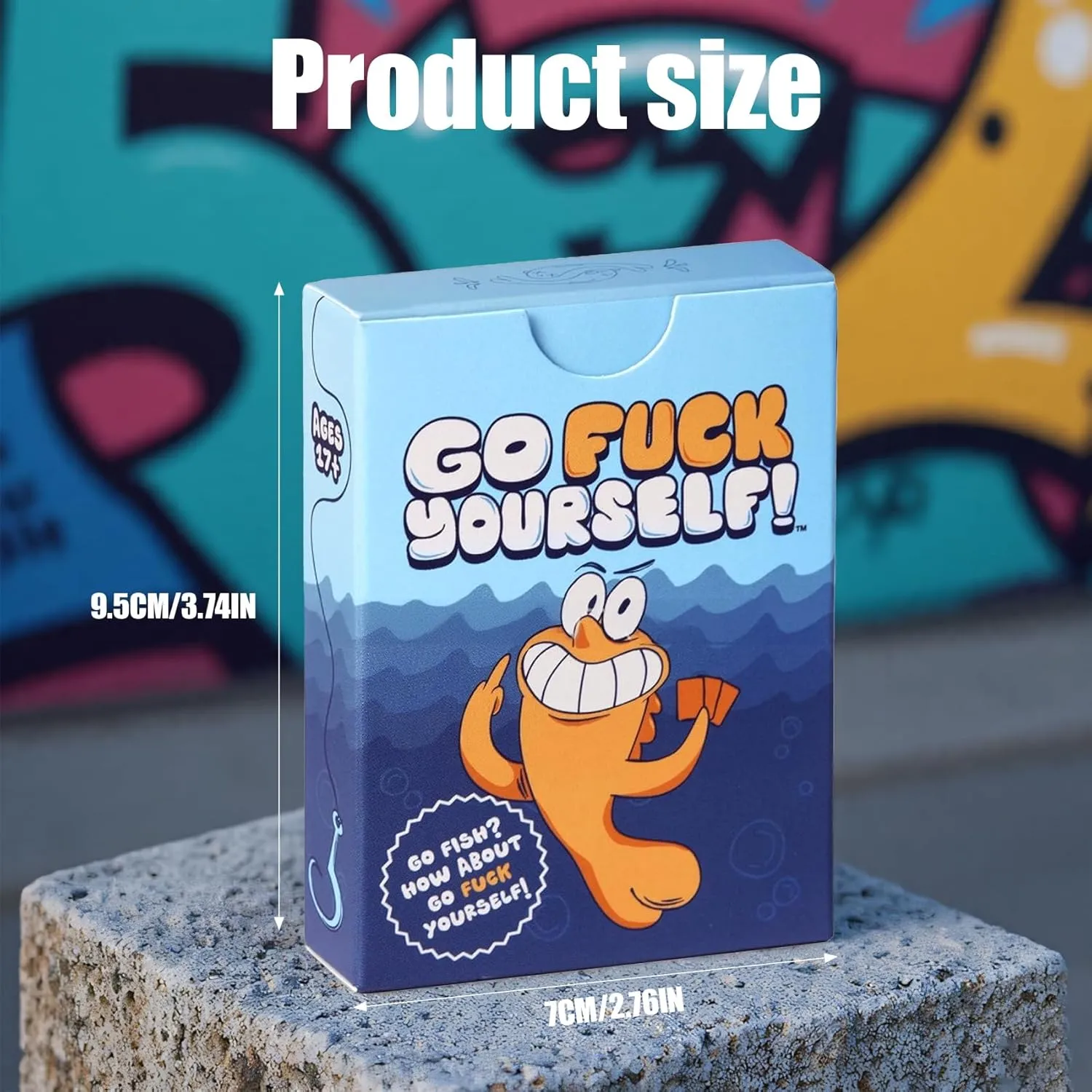 Go Fish Card Game Yourself for Adult, 2025 New Night Party Game F K F*ck Fuck Deck for 2  Players, Family Classic Interactive Fun for Adults, Gag Gift for Friends, Couples & Coworkers (5)