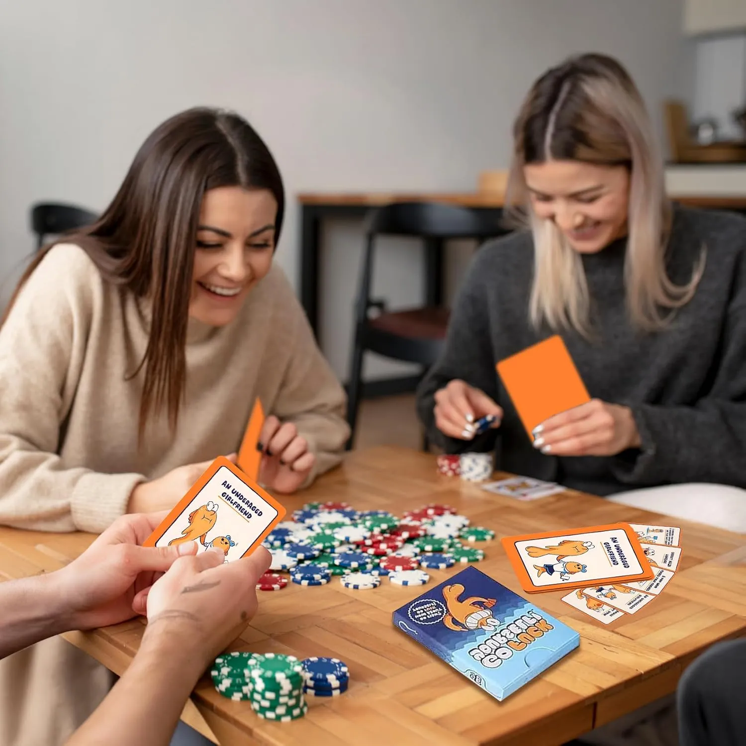 Go Fish Card Game Yourself for Adult, 2025 New Night Party Game F K F*ck Fuck Deck for 2  Players, Family Classic Interactive Fun for Adults, Gag Gift for Friends, Couples & Coworkers (5)