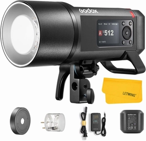 GODOX AD600 Pro II AD600Pro II Outdoor Flash Strobe, 2.4G TTL Studio Flash HSS 1/8000s, 40W Bi-Color Modeling Light, Lithium Battery, for Canon, Nikon, Sony, Olympus, Panasonic, Fuji, Leica, Pentax