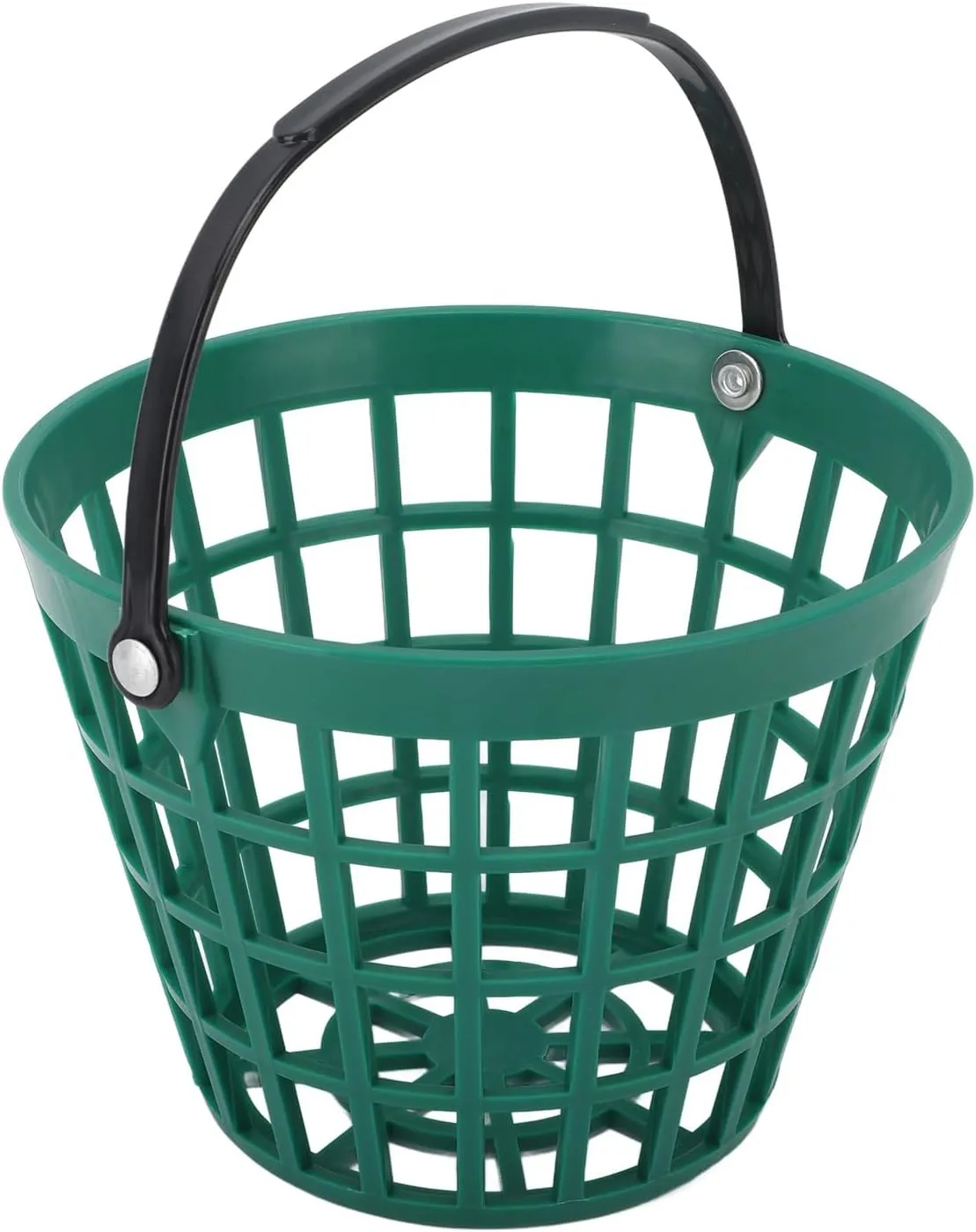 Golf Ball Basket, Nylon Plastic Golf Ball Bucket Golfball Container with Handle Ball Holder Contains Portable Golf Ball Holder Golfball Bucket for Stadium