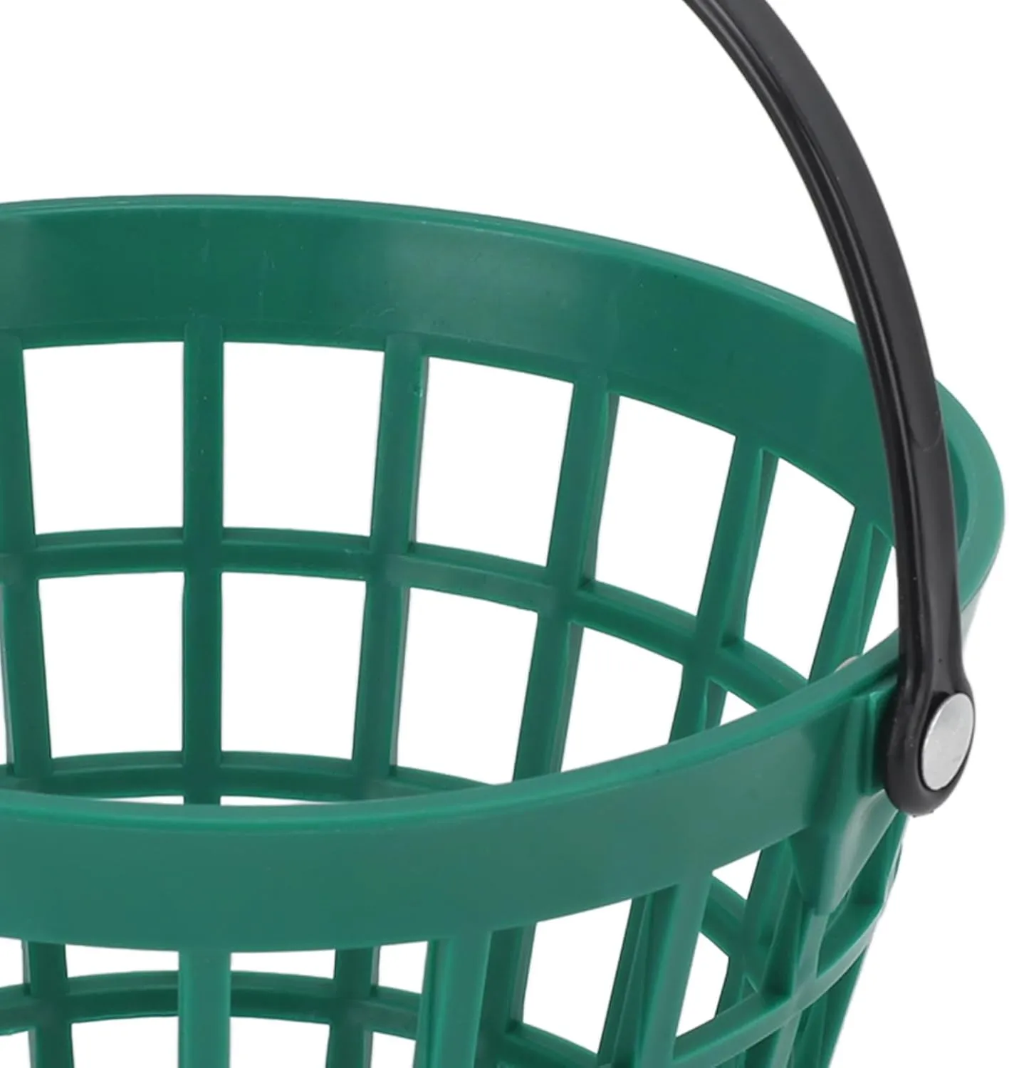 Golf Ball Basket, Nylon Plastic Golf Ball Bucket Golfball Container with Handle Ball Holder Contains Portable Golf Ball Holder Golfball Bucket for Stadium
