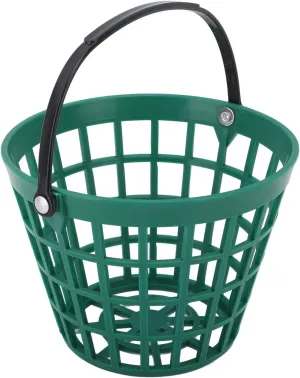 Golf Ball Basket, Nylon Plastic Golf Ball Bucket Golfball Container with Handle Ball Holder Contains Portable Golf Ball Holder Golfball Bucket for Stadium