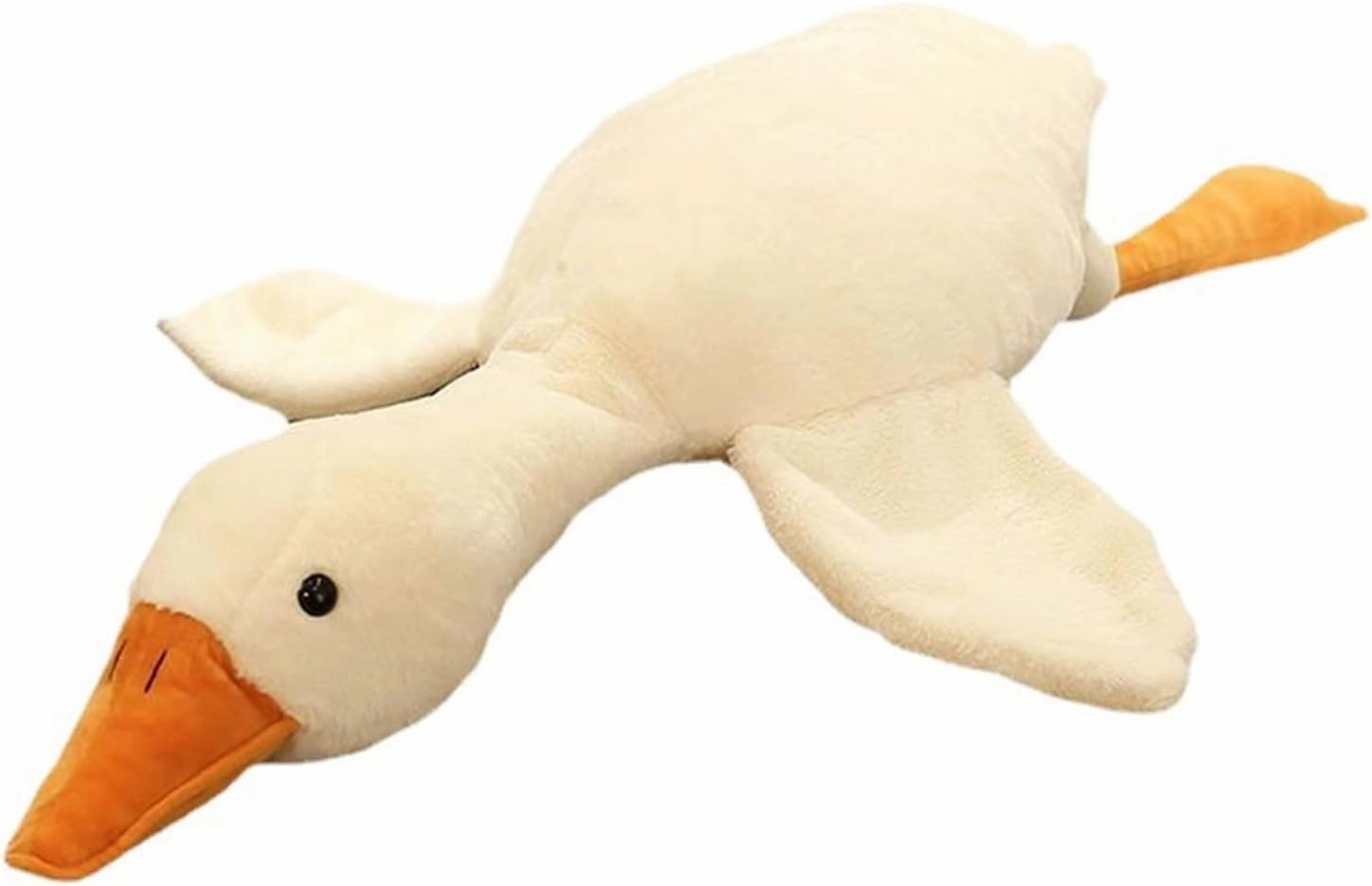Goose Stuffed Animal Plush Pillow Big Duck Plushies Doll Cute Toy Goose Plush Xmas Gifts 20'' (35.4inch, White Goose)