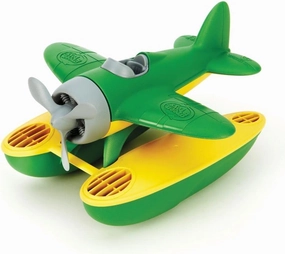 Green Toys Seaplane in Green Color - BPA Free, Phthalate Free Floatplane for Improving Pincers Grip. Toys and Games ,9 x 9.5 x 6 inches