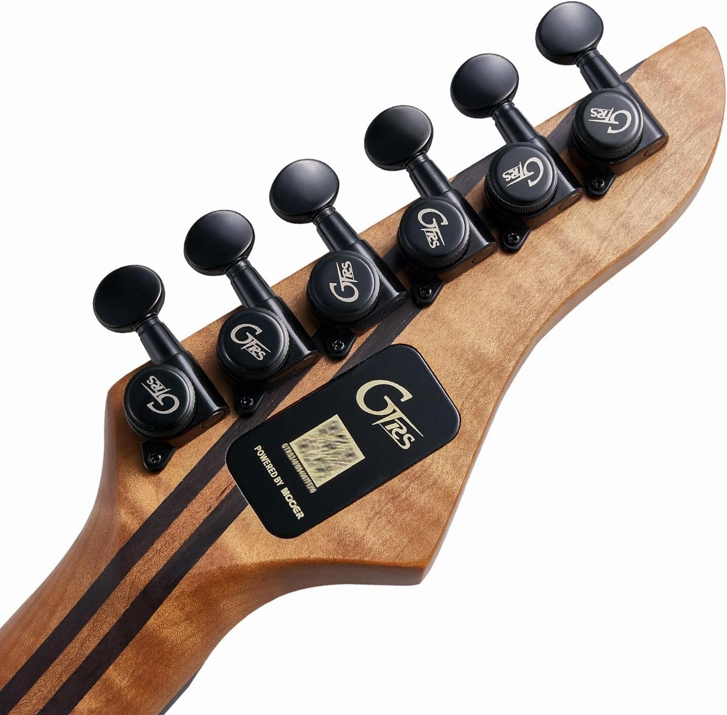 GTRS M810 Smart Electric Guitar with Effect Intelligent System, Practice Guitar Kit Humbucking Pickups, 2 Point Bridge Right Hand for Beginner, Performance, Natural Burst