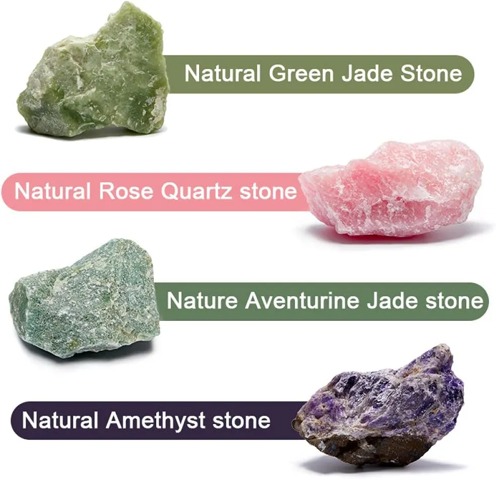 GUA Sha-Massager Natural Stone Quartz Rose Amethyst and Jade Facial Gouache Scraper Anti-Wrinkle Tool for Stretching Leather and Neck-Rose Quartz 1