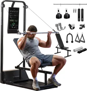 Gym Monster 2 Smart Home Gym, Upgraded AI-Powered Home Workout Machine, Multi-Functional Smith Machine, Full Body Strength Training Fitness Equipment, All-in-One Workout Station