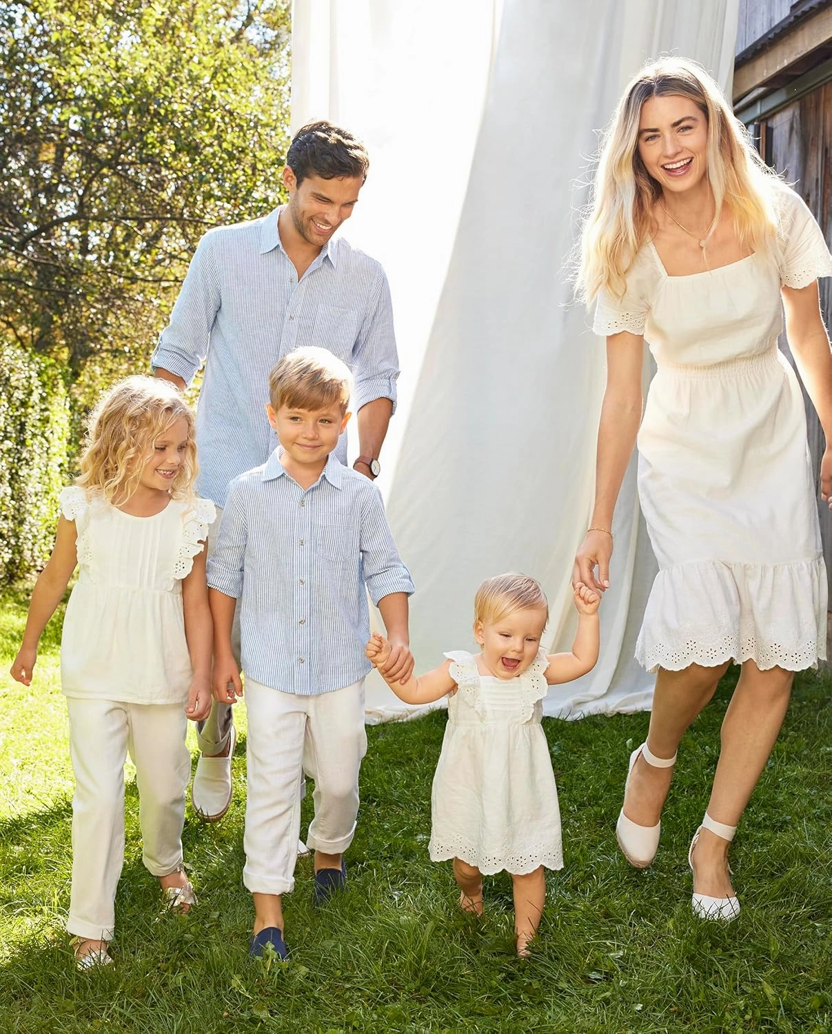 Gymboree Girls' and Toddler Pull on Linen Pants