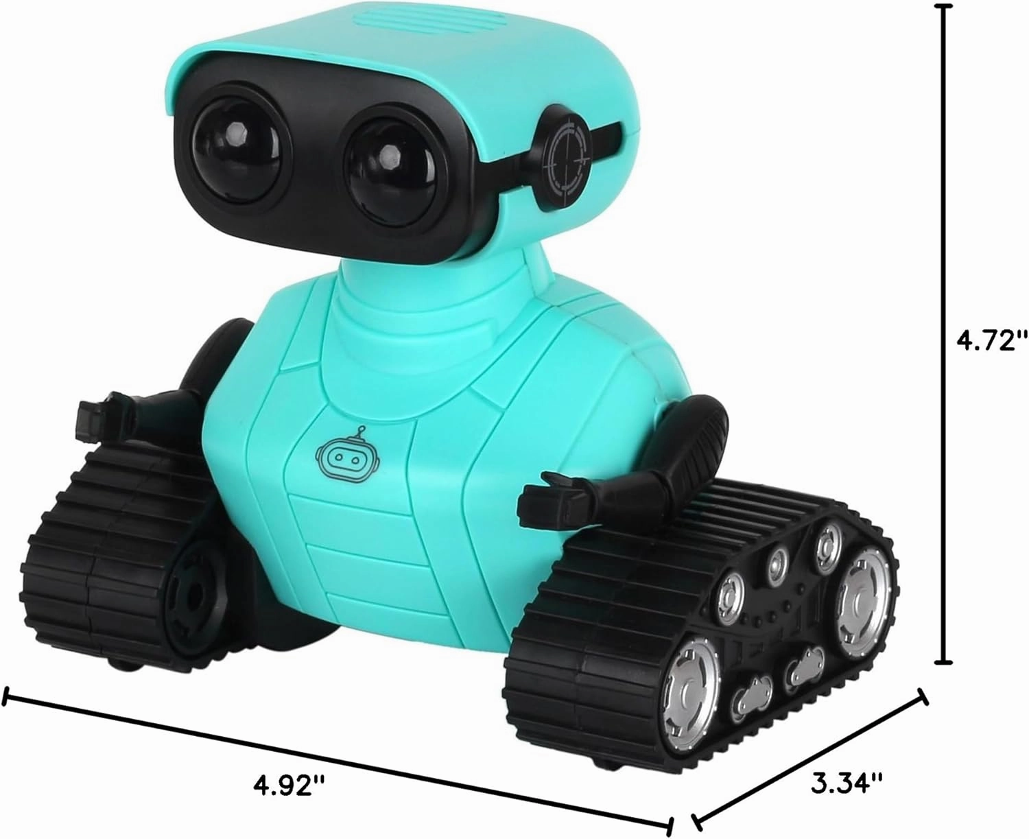 Hamourd Robot Toys - Kids Toys Rechargeable RC Robots, Remote Control Toy with Auto-Demonstration, Flexible Head & Arms, Dance Moves, Music, Shining LED Eyes, for Girls Boys
