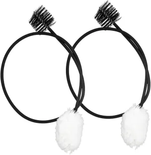 HANABASS 2pcs Saxophone Cleaning Brushes Durable Instrument Care Tool for Flute Maintenance Efficiently Cleans All Saxophone Extends Instrument Life Essential for Musicians