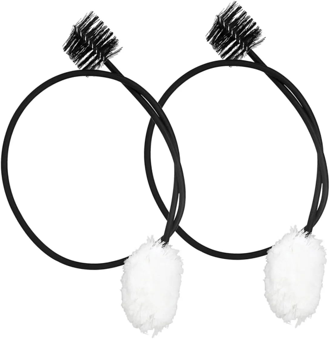 HANABASS 2pcs Saxophone Cleaning Brushes Durable Instrument Care Tool for Flute Maintenance Efficiently Cleans All Saxophone Extends Instrument Life Essential for Musicians