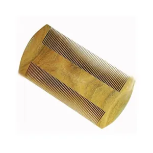Handmade Anti-Dandruff Neem Wood Comb for Men & Women | Natural Scalp Therapy | Wooden Hair Comb for Hair Growth & Frizz Control | Eco-Friendly, Non-Static, Gentle Detangling Comb