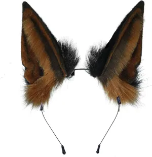 Handmade Wolf Ears Headband Fox Ear Hairband Wolf Cosplay Props