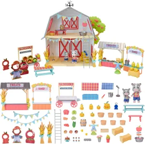 Harvest Festival, Complete Set with Miniature Doll Figures, 62 Pieces , Ages 3 