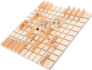 Hemoton 1 Set Kids Maze Game Toys Wooden Chess Set Educational Labyrinthine Game Board for Kids