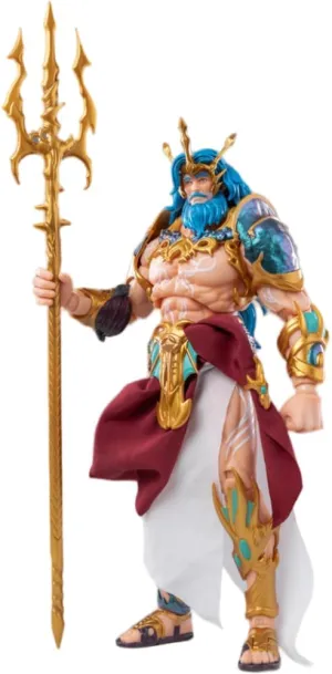 HiPlay ShinfuToys Collectible Figure: Myth Gods of Nation: Poseidon 1:12 Scale Action Figures M03G