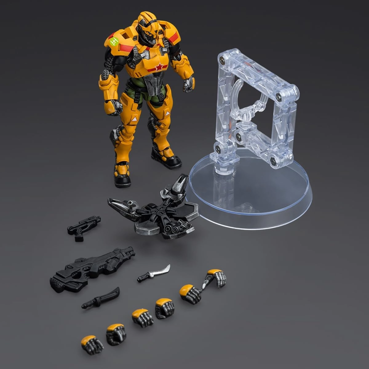 HiPlay JoyToy Infinity Collectible Figure: Yu Jing Black Ops Tiger Soldier, Male 1:18 Scale Action Figures JT5819