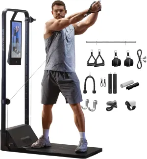 Home Gym, Smart AI-Powered Multi-Functional Smith Machine for Full Body Strength Training, All-in-one Gym Equipment, Digital Weight System, Workout Station, Squat Rack, Gym Monster 2