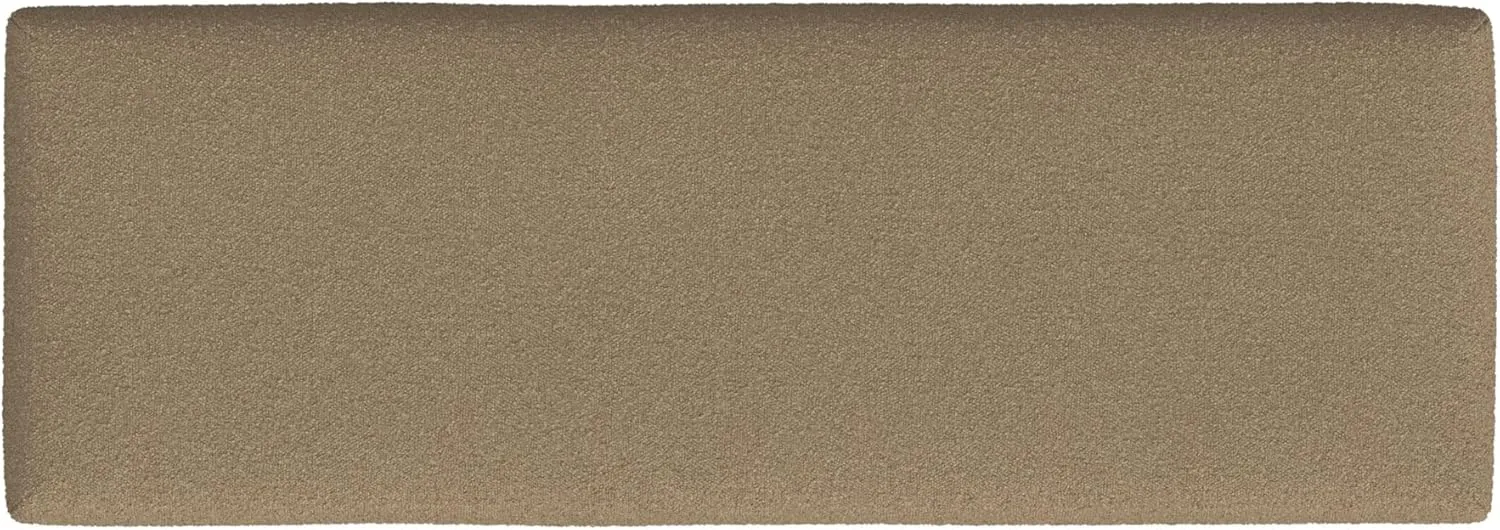 HomePop Oslo Decorative Bench - Brown Boucle
