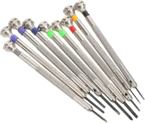HOMSFOU 1set Precision Watch Repair Screwdrivers Compact Jewelry Tools for Watchmakers and Lightweight Screwdriver for Electronics and Repairs