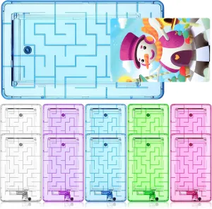 HyDren 10 Packs Gift Card Holder Maze Puzzle Box - Intellectual Pinball Money Holder Game for Cash Cards, Adults, Teens - Happy New Year Birthday Favors