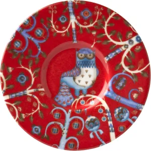 Iittala Taika 6-Inch Saucer, Red