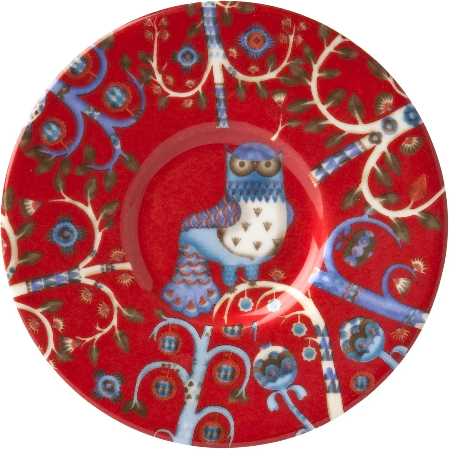 Iittala Taika 6-Inch Saucer, Red