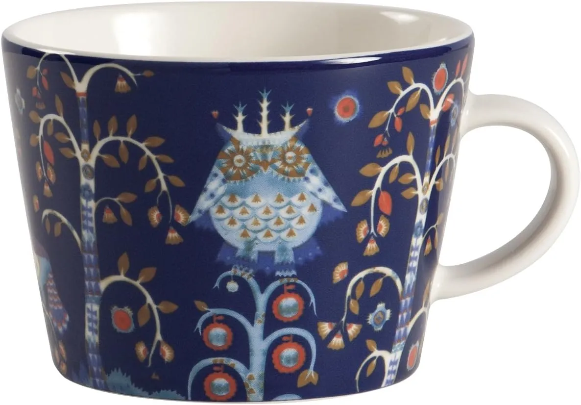 Iittala Taika Coffee/Cappuccino Cup, Blue,6-3/4-Ounce